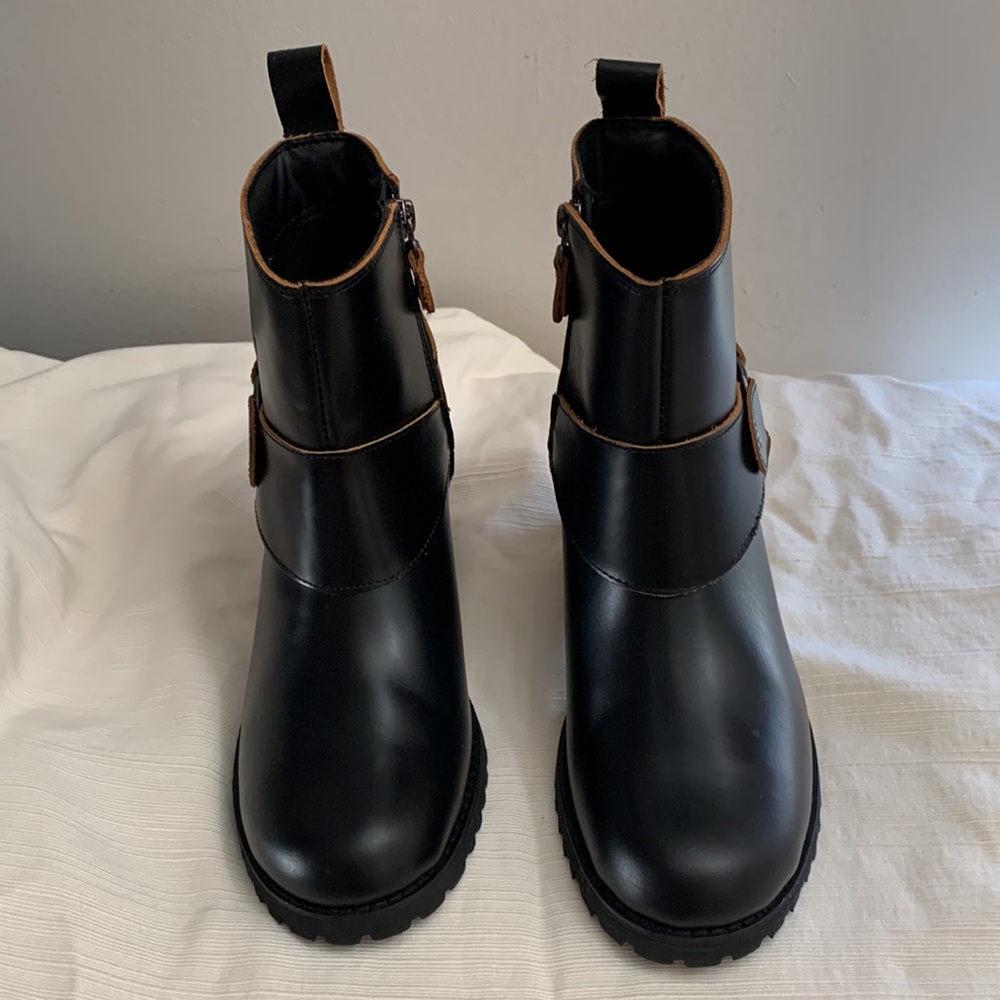 Harley-Davidson Lalanne Size 9 black leather moto boots - Picture 5 of 11